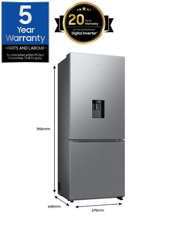 Samsung Series 8 RB50DG632ES9EU 505-litre Smart Combi Fridge Freezer with Spacemax Technology - Silver - Image 7